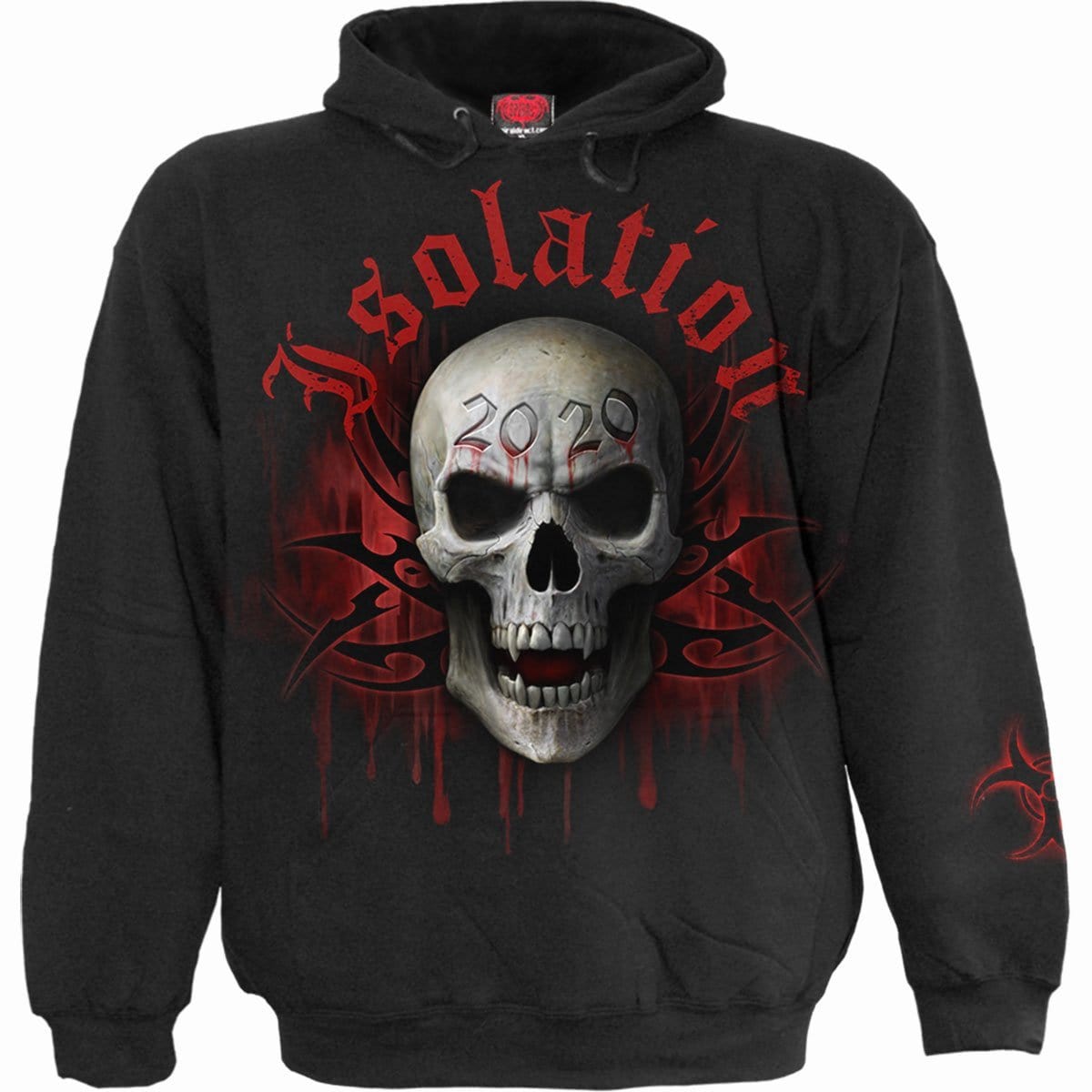 SOCIAL DISTANCE - Hoody Black - Spiral USA