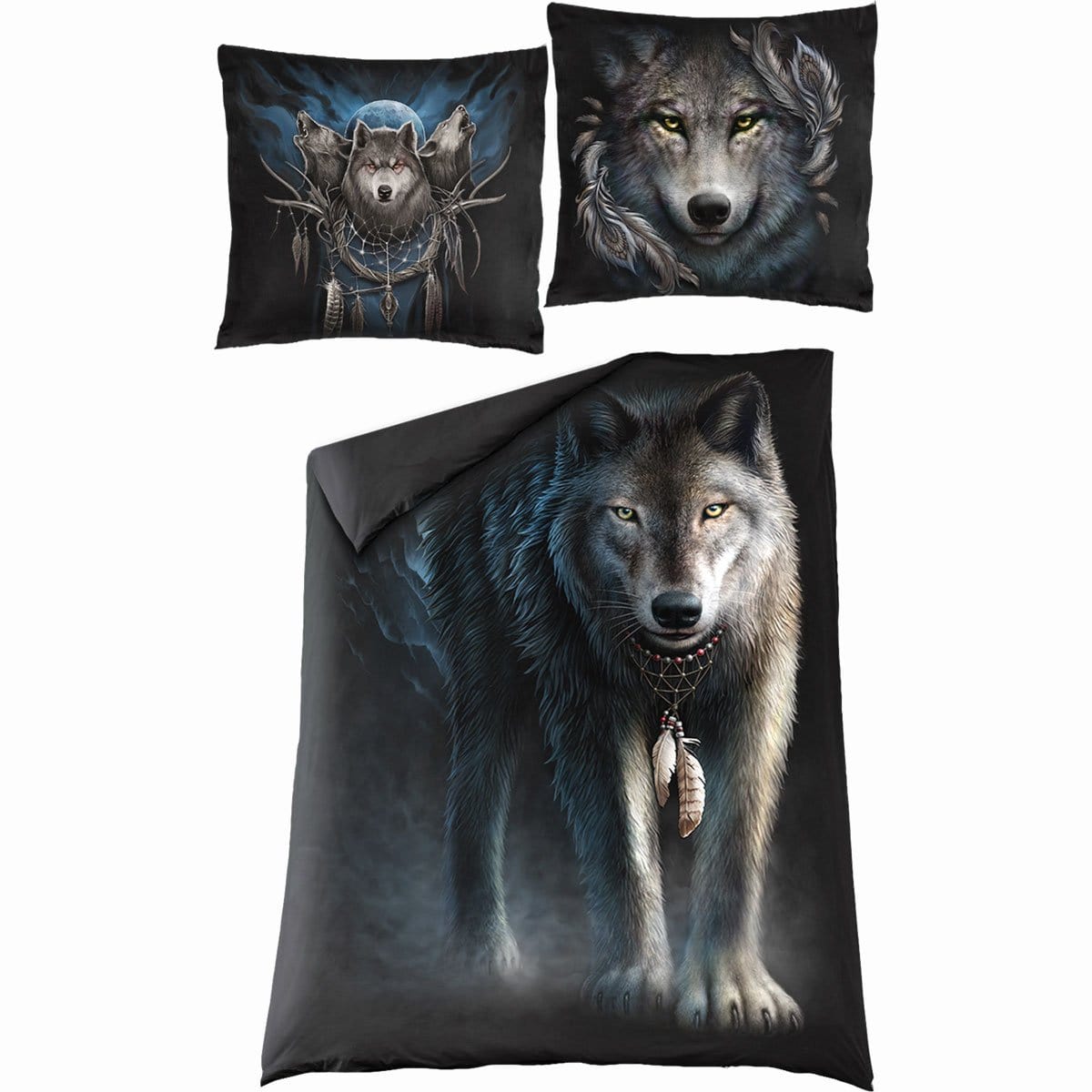 FROM DARKNESS - Single Duvet Cover + UK And EU Pillow case - Spiral USA