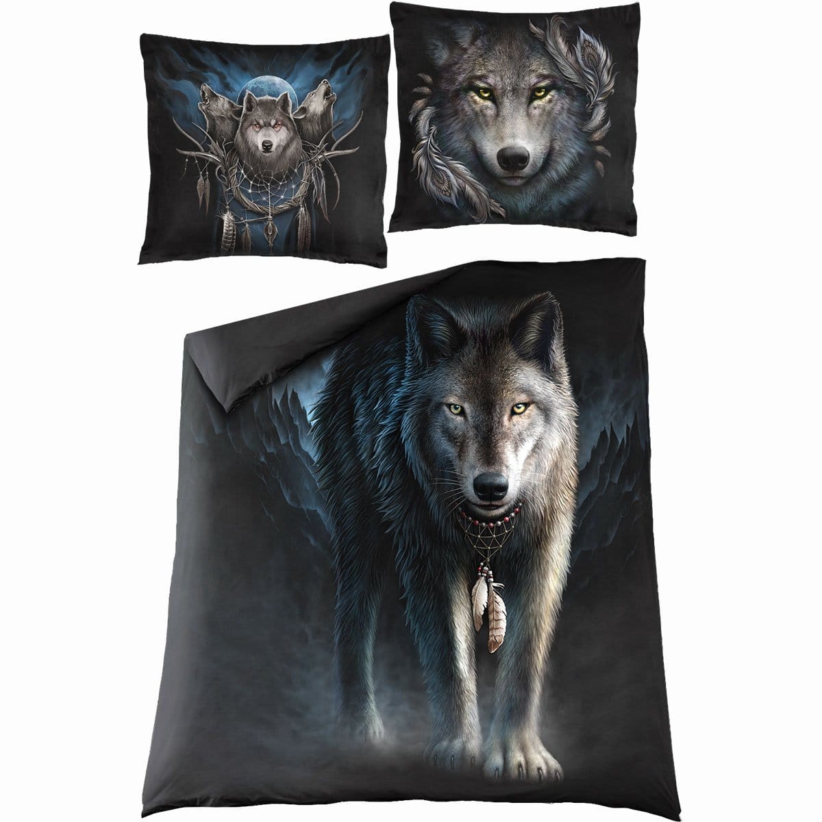 FROM DARKNESS - Double Duvet Cover + UK And EU Pillow case - Spiral USA