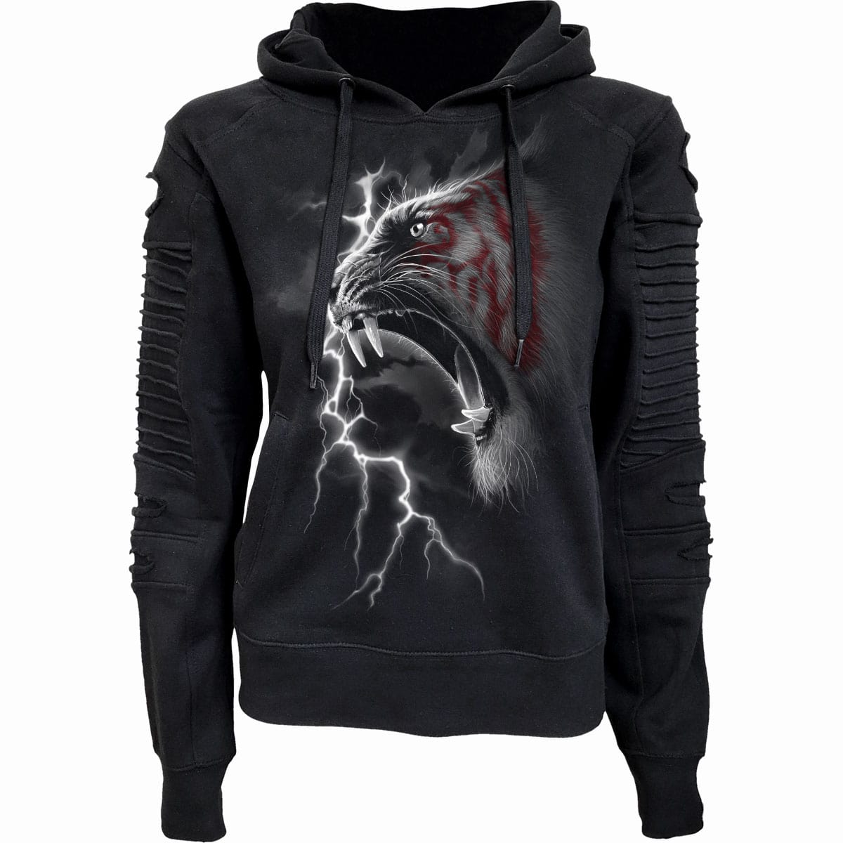 MARK OF THE TIGER - Premuim Biker Fashion Ladies Hoodie