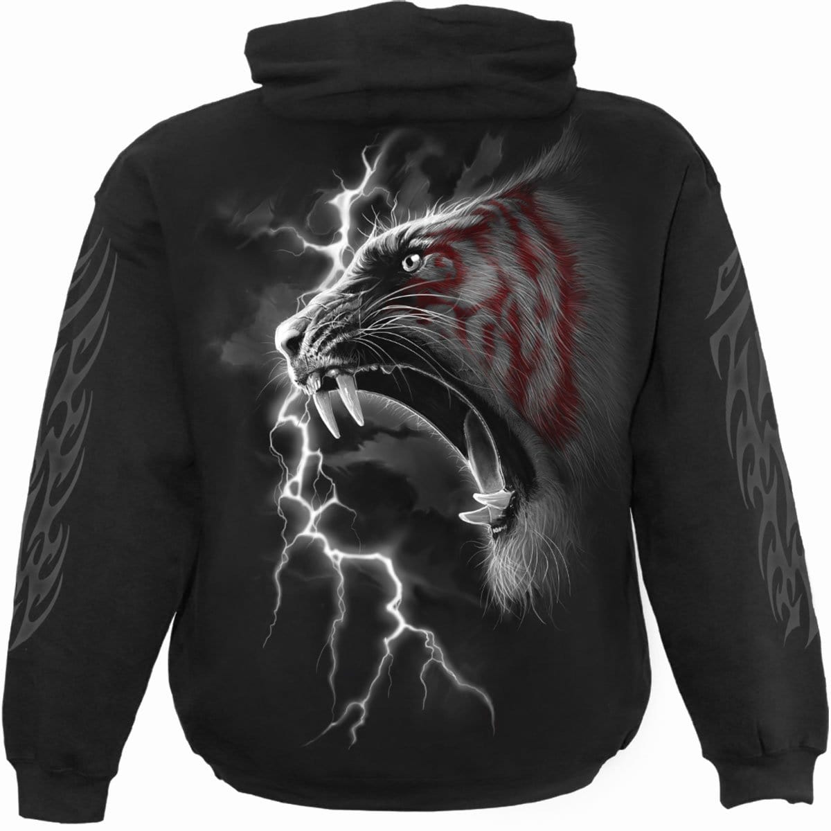 MARK OF THE TIGER - Hoody Black - Spiral USA