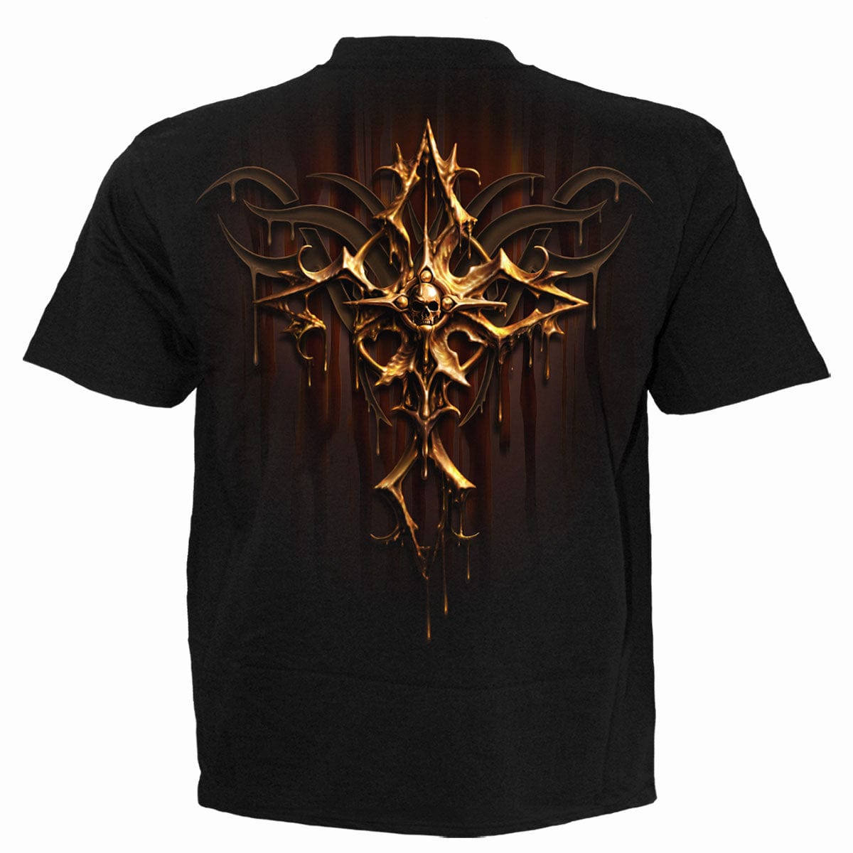 DRIPPING GOLD - T-Shirt Black - Spiral USA