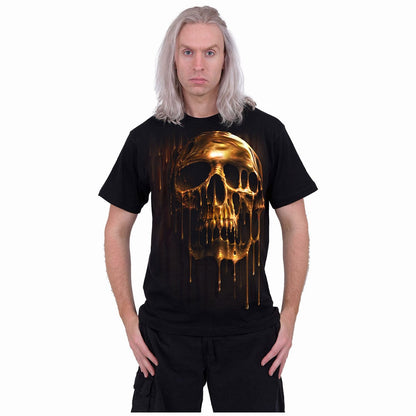 DRIPPING GOLD - T-Shirt Black - Spiral USA