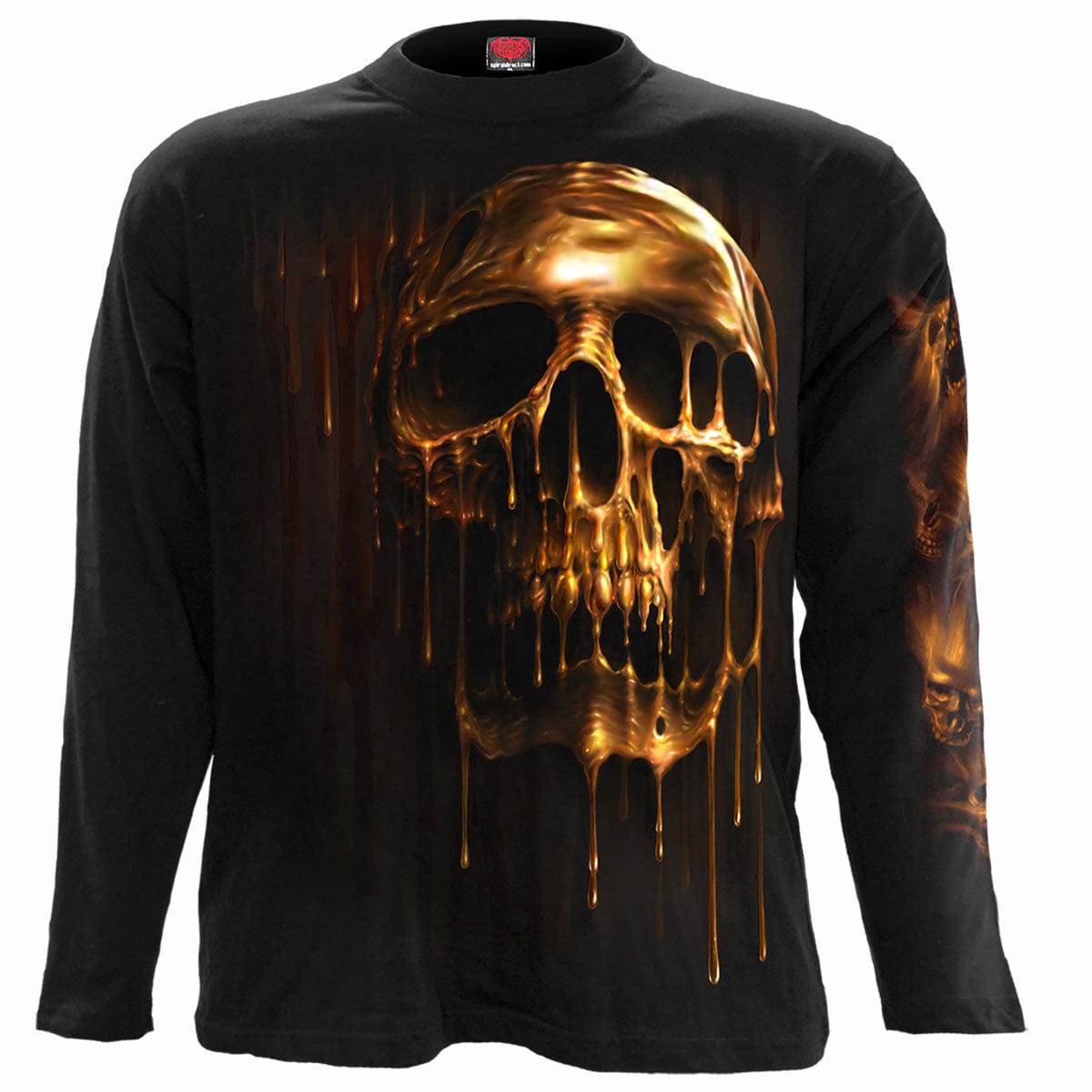 DRIPPING GOLD - Longsleeve T-Shirt Black