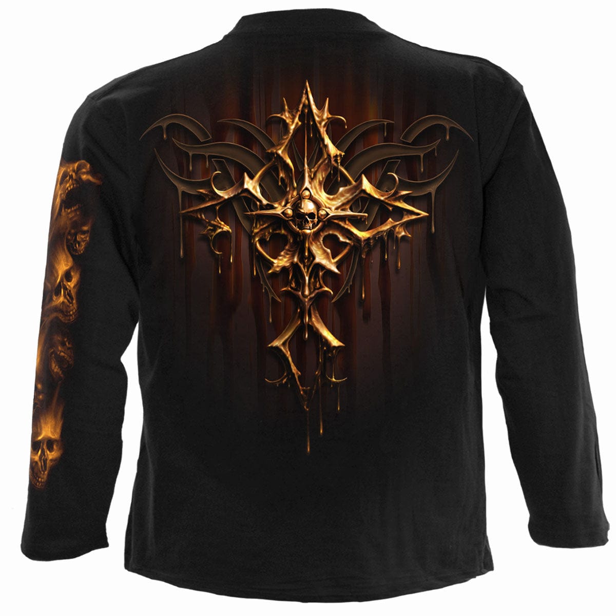 DRIPPING GOLD - Longsleeve T-Shirt Black - Spiral USA