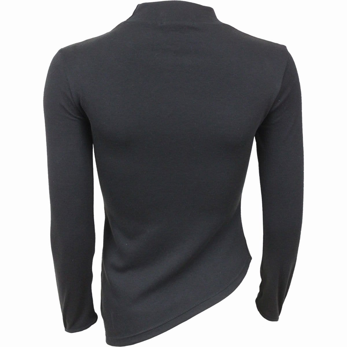 GOTHIC ROCK - Slant Lace Up Longsleeve Top - Spiral USA