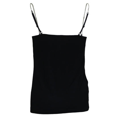 GOTHIC ROCK - Adjustable Chain Camisole Top Black - Spiral USA