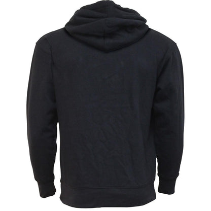 METAL STREETWEAR - Side Pocket Stitched Hoody Black - Spiral USA