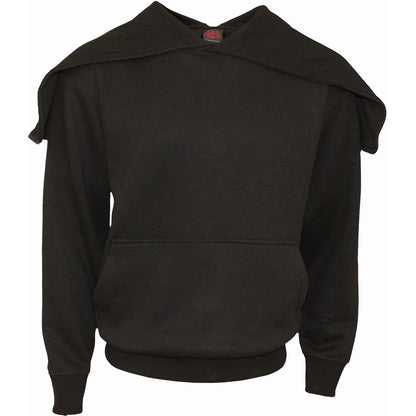 METAL STREETWEAR - Split Zip Hoody Black - Spiral USA