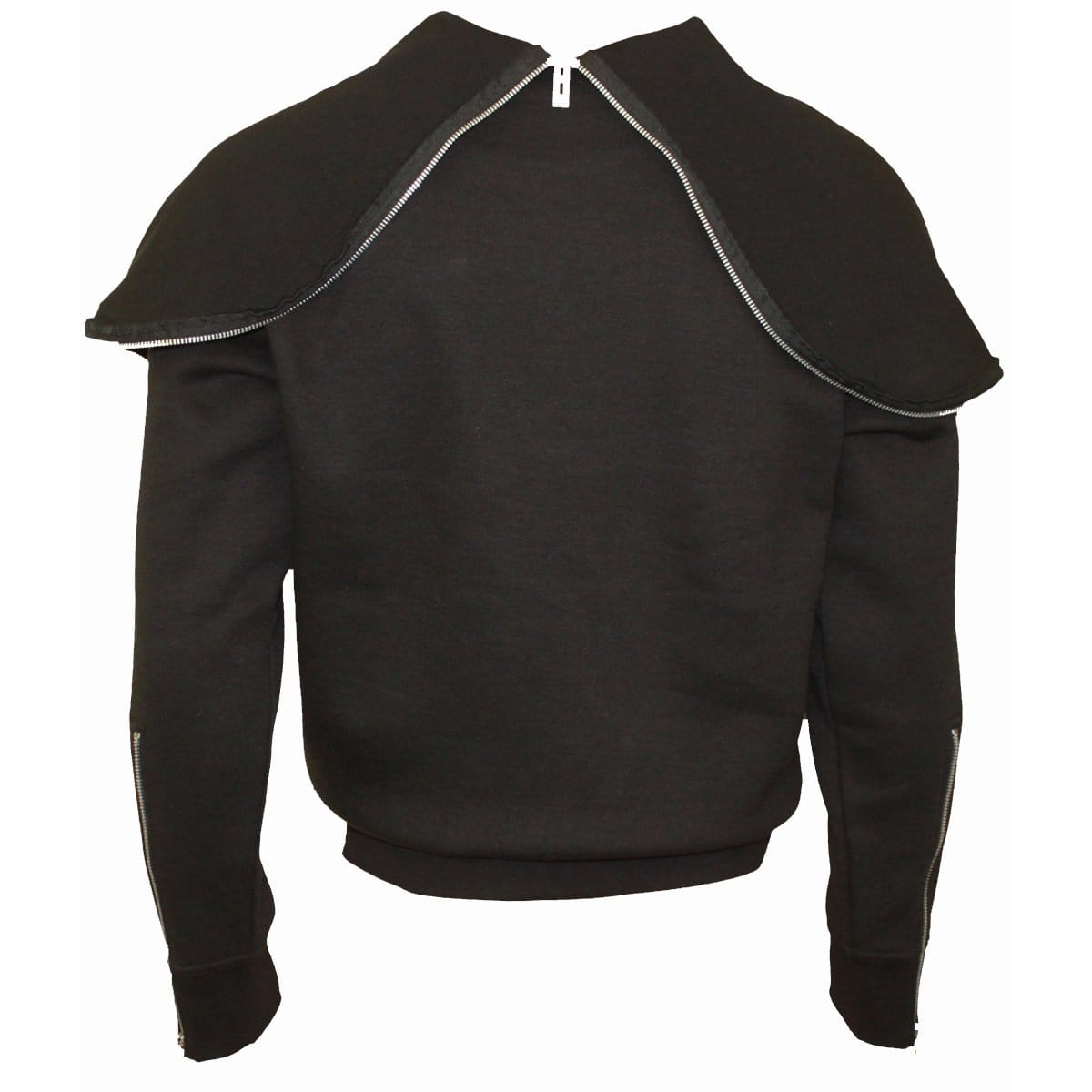 METAL STREETWEAR - Split Zip Hoody Black - Spiral USA