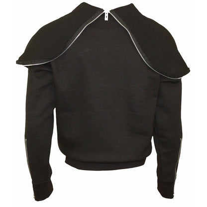 METAL STREETWEAR - Split Zip Hoody Black - Spiral USA