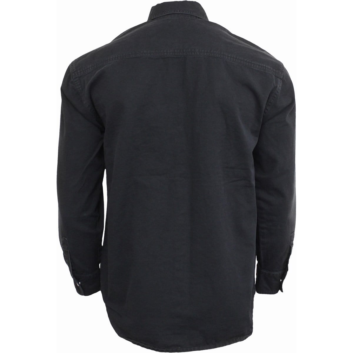 METAL STREETWEAR - Longsleeve Stone Washed Worker Black - Spiral USA