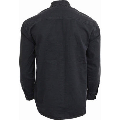 METAL STREETWEAR - Longsleeve Stone Washed Worker Black - Spiral USA