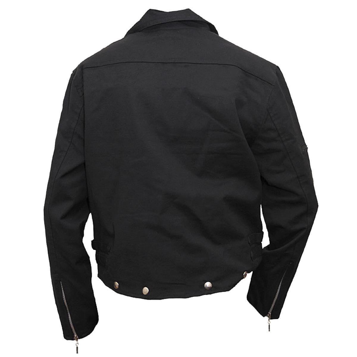 METAL STREETWEAR - Lined Biker Jacket Black - Spiral USA