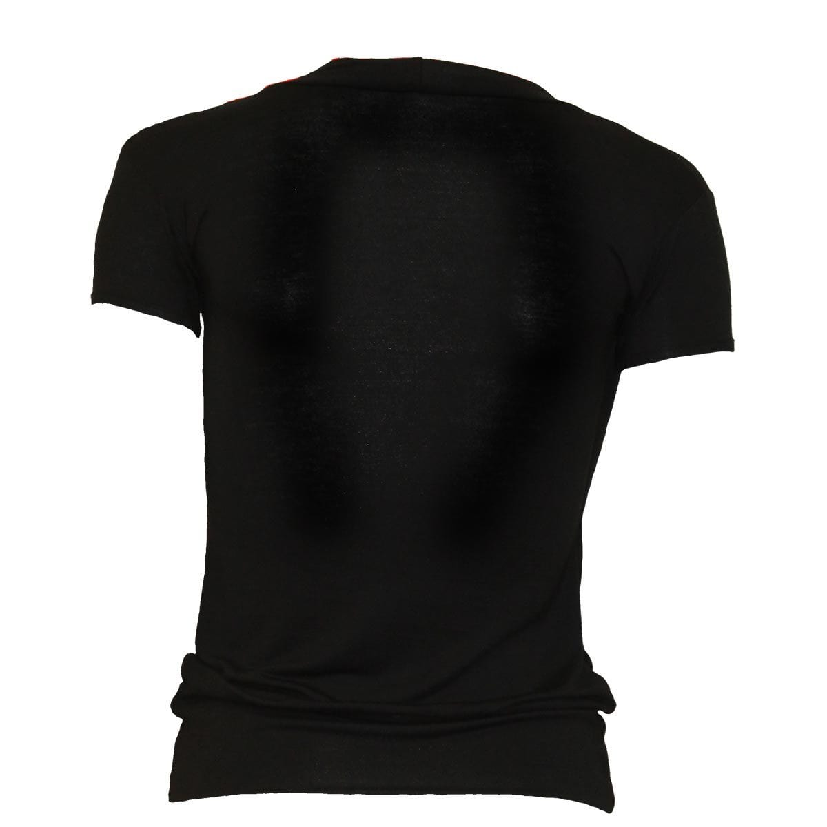 URBAN FASHION - 2in1 Gathered Knot Short Sleeve Top - Spiral USA