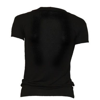 URBAN FASHION - 2in1 Gathered Knot Short Sleeve Top - Spiral USA