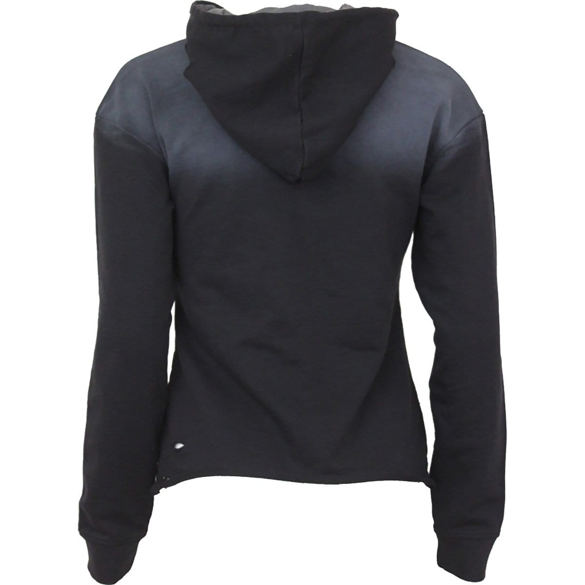 URBAN FASHION - Distressed Spray On Ladies Hoody - Spiral USA