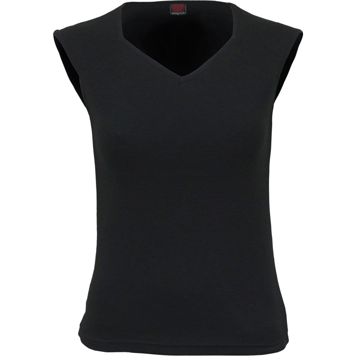 URBAN FASHION - Hex-neck Sleeveless Top - Spiral USA