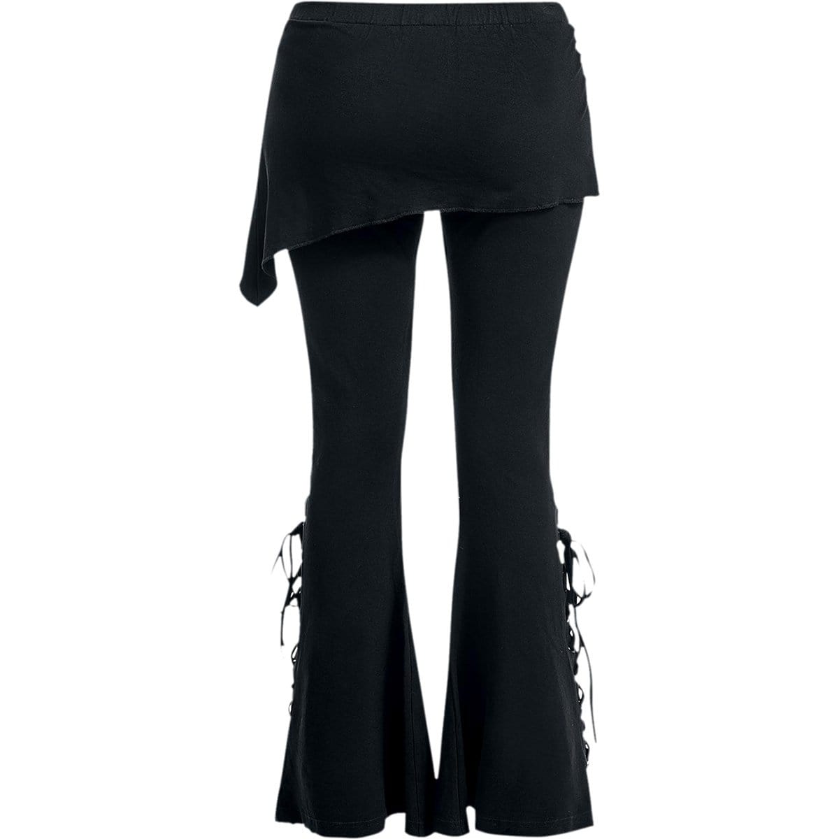 Spiral Direct Gothic BAT'S HEART - 2in1 Boot-Cut Leggings with