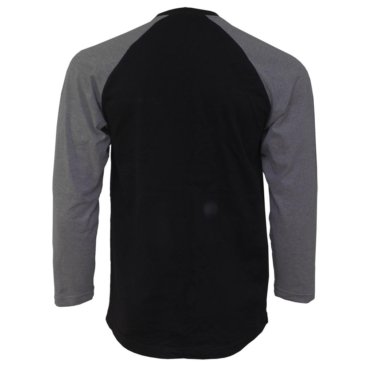 URBAN FASHION - Raglan Contrast Longsleeve Charcoal Black - Spiral USA