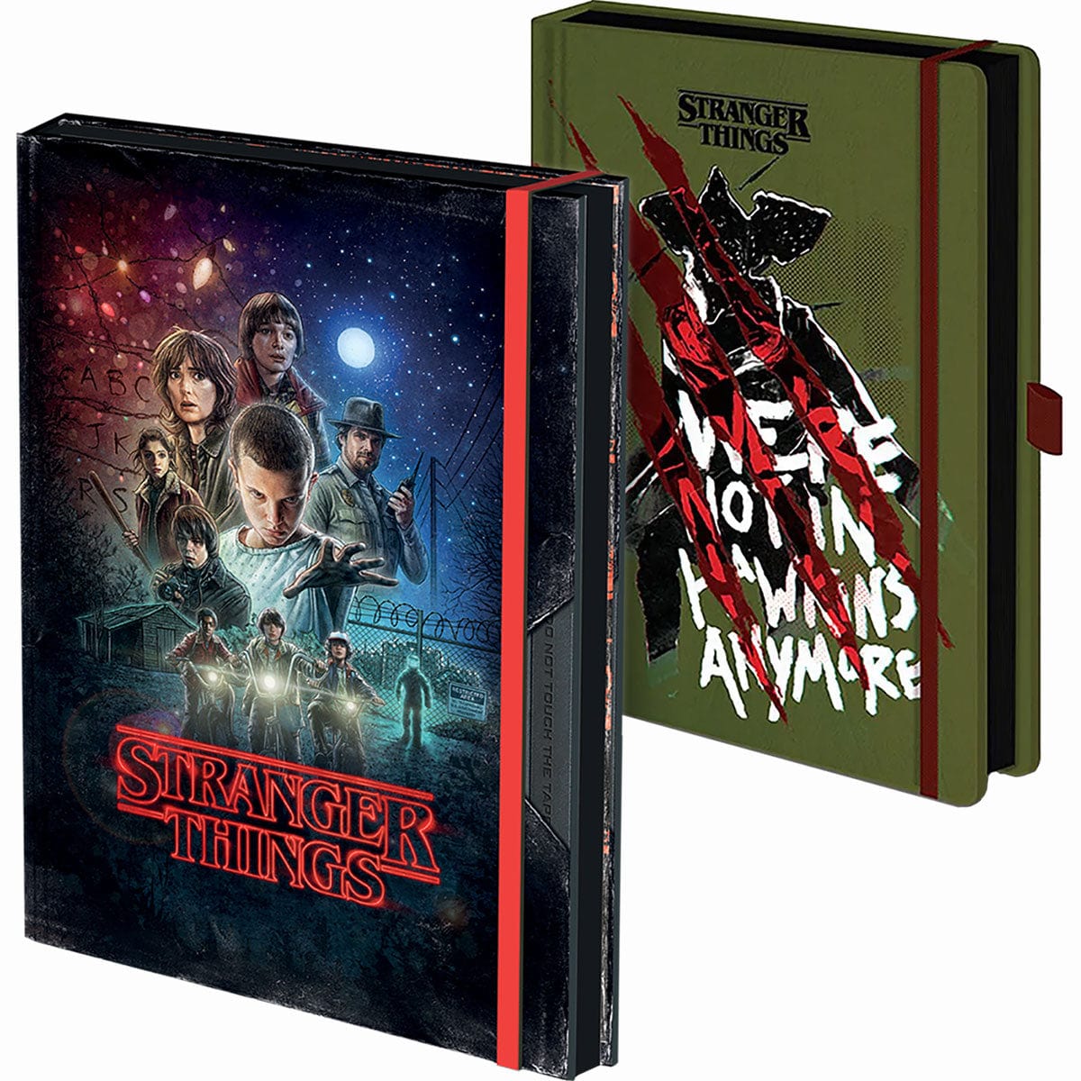 STRANGER THINGS - NOT IN HAWKINS AND SEASON 1 VHS - Premium A5 Notebook - Spiral USA