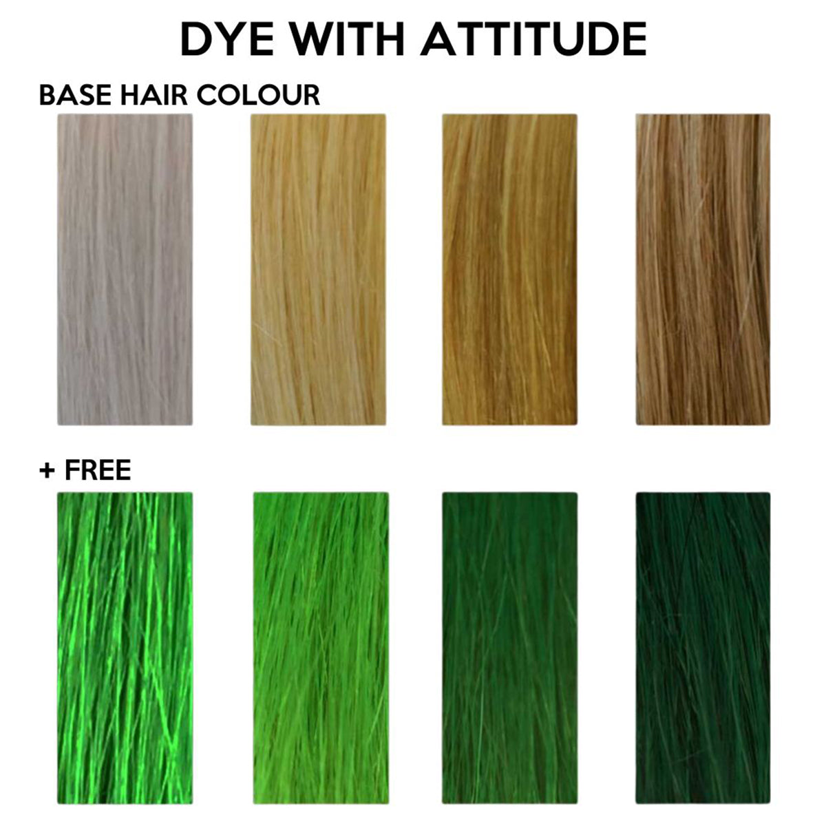 FREE UV GREEN - Attitude Hair Dye - 135ml