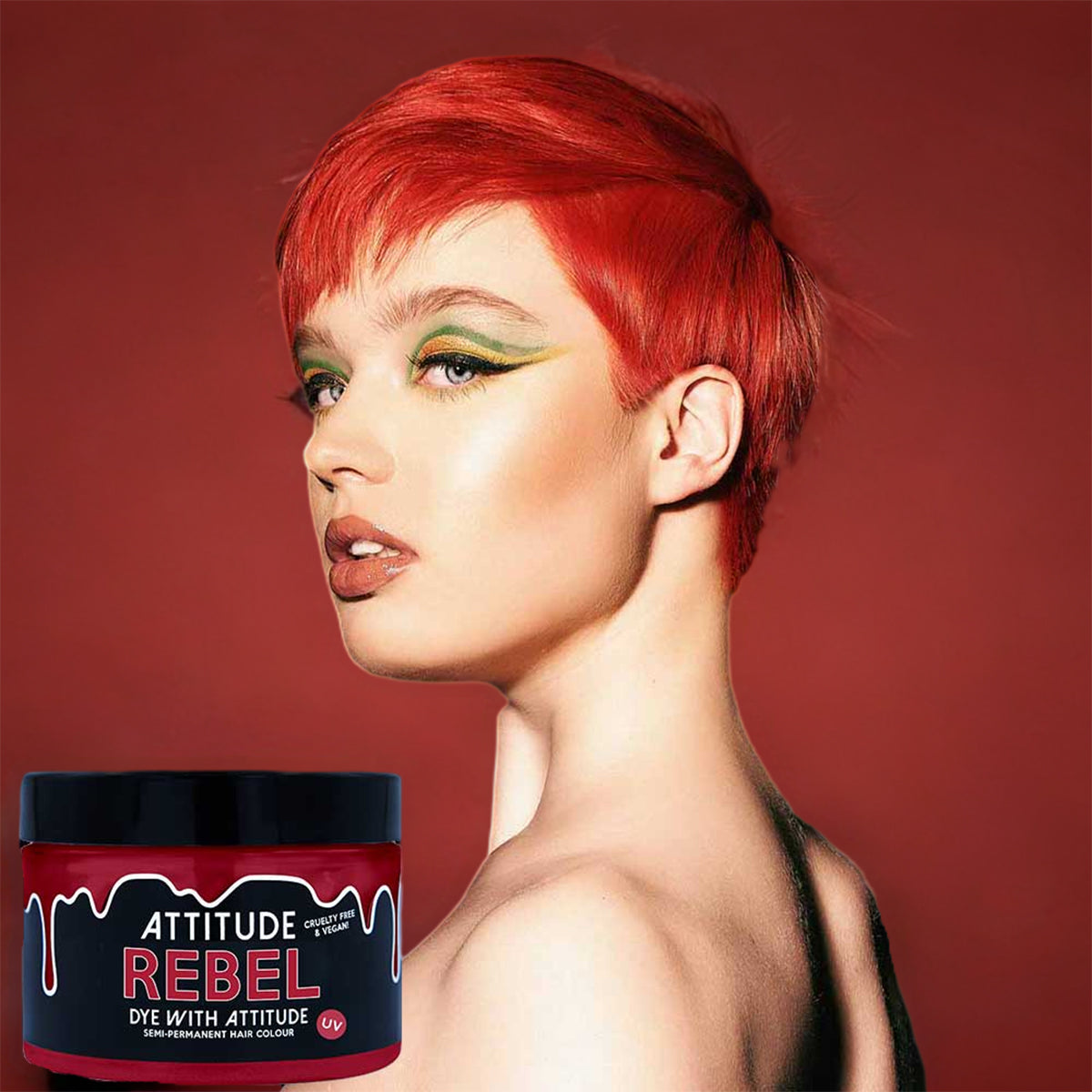 REBEL UV RED - Attitude Hair Dye - 135ml