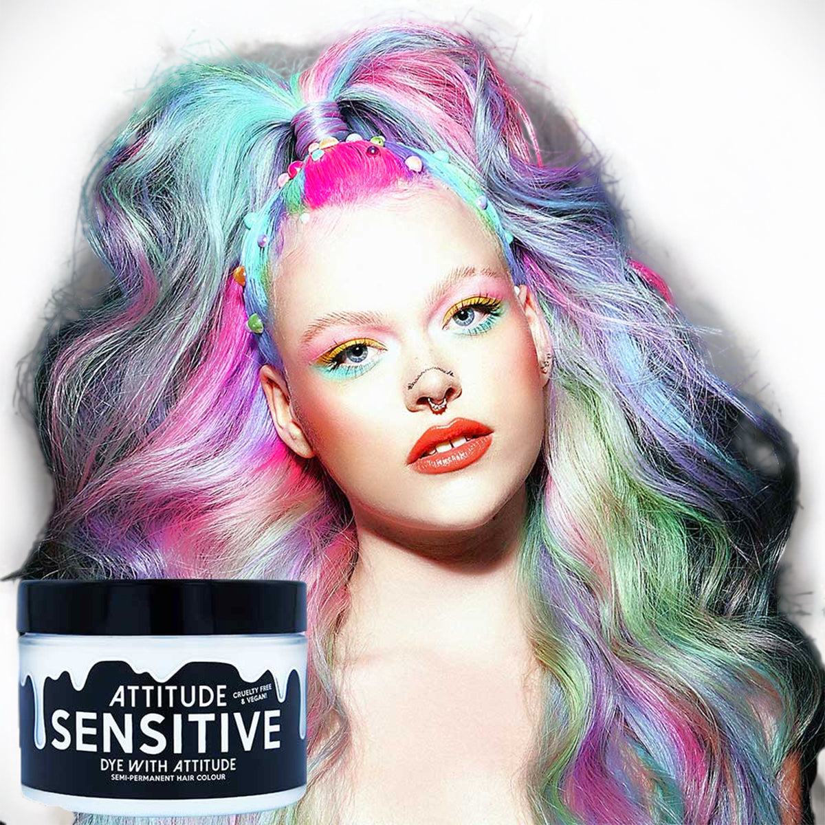 SENSITIVE WHITE MIXER - Attitude Hair Dye - 135ml