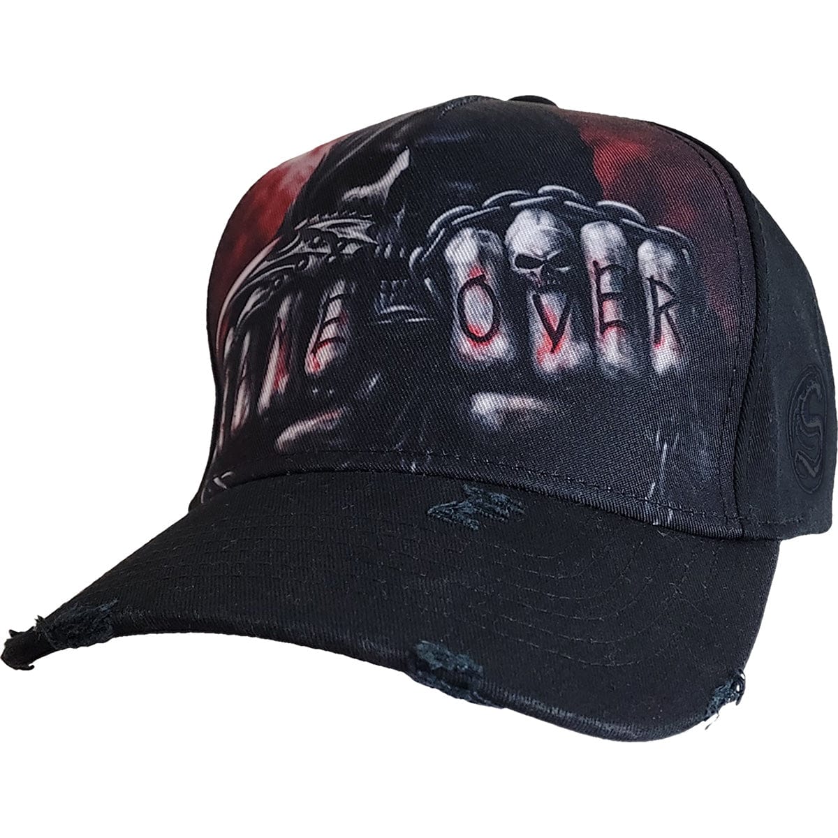 GAME OVER - Baseball Caps Distressed with Metal Clasp