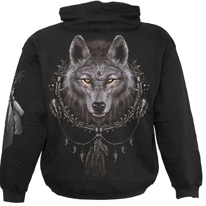 WOLF DREAMS - Hoody Black - Spiral USA