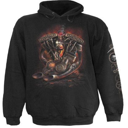 STEAM PUNK RIDER - Hoody Black - Spiral USA