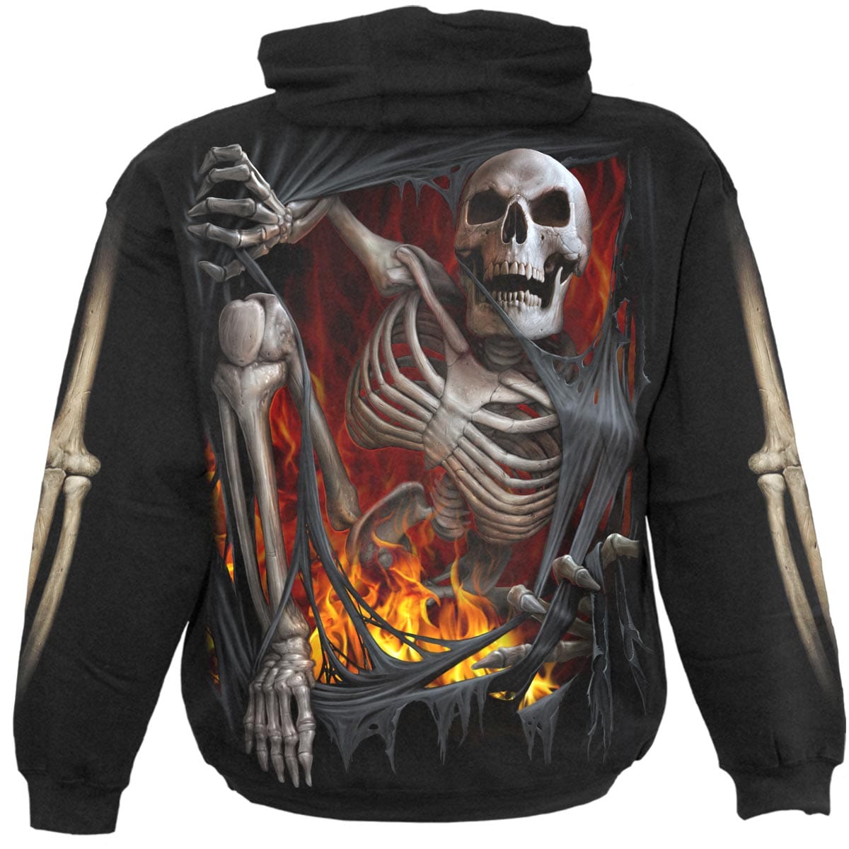 DEATH RE-RIPPED - Kids Hoody Black - Spiral USA