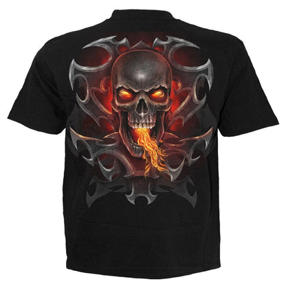 FIRE DRAGON - T-Shirt Black - Spiral USA