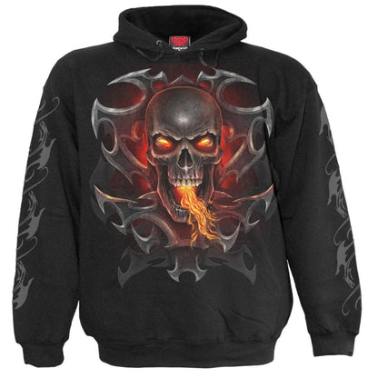 FIRE DRAGON - Hoody Black - Spiral USA