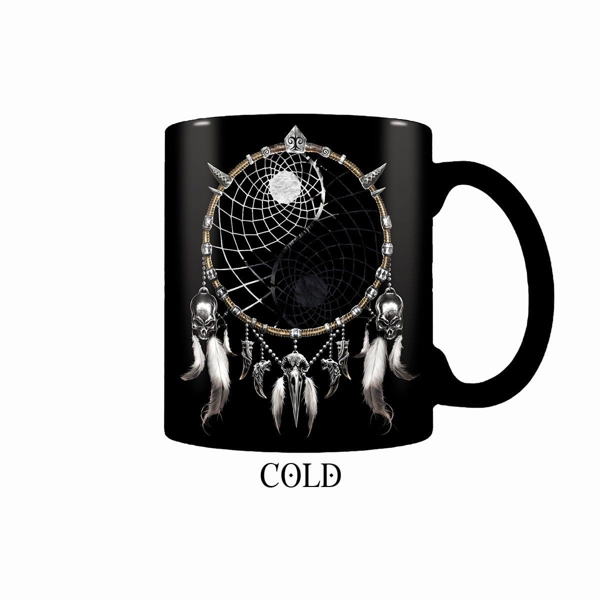WOLF CHI - Heat Change Ceramic Coffee Mug - Gift Boxed - Spiral USA