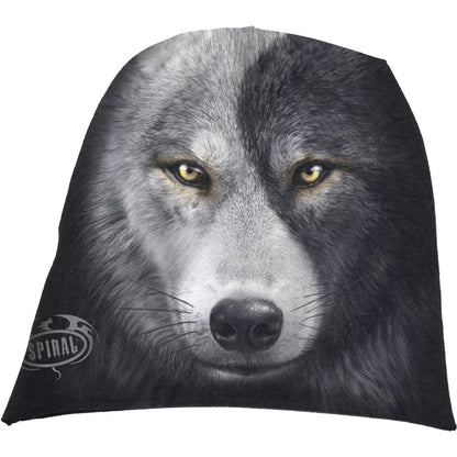 WOLF CHI - Light Cotton Beanies Black - Spiral USA
