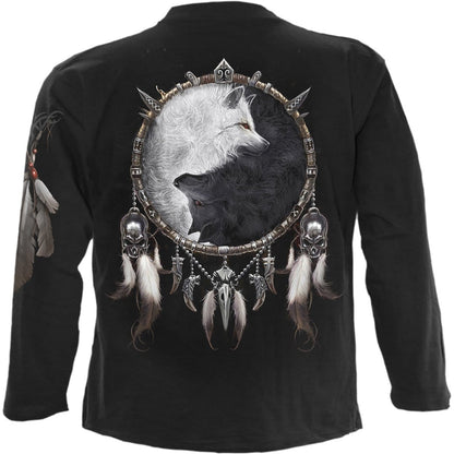 WOLF CHI - Longsleeve T-Shirt Black - Spiral USA
