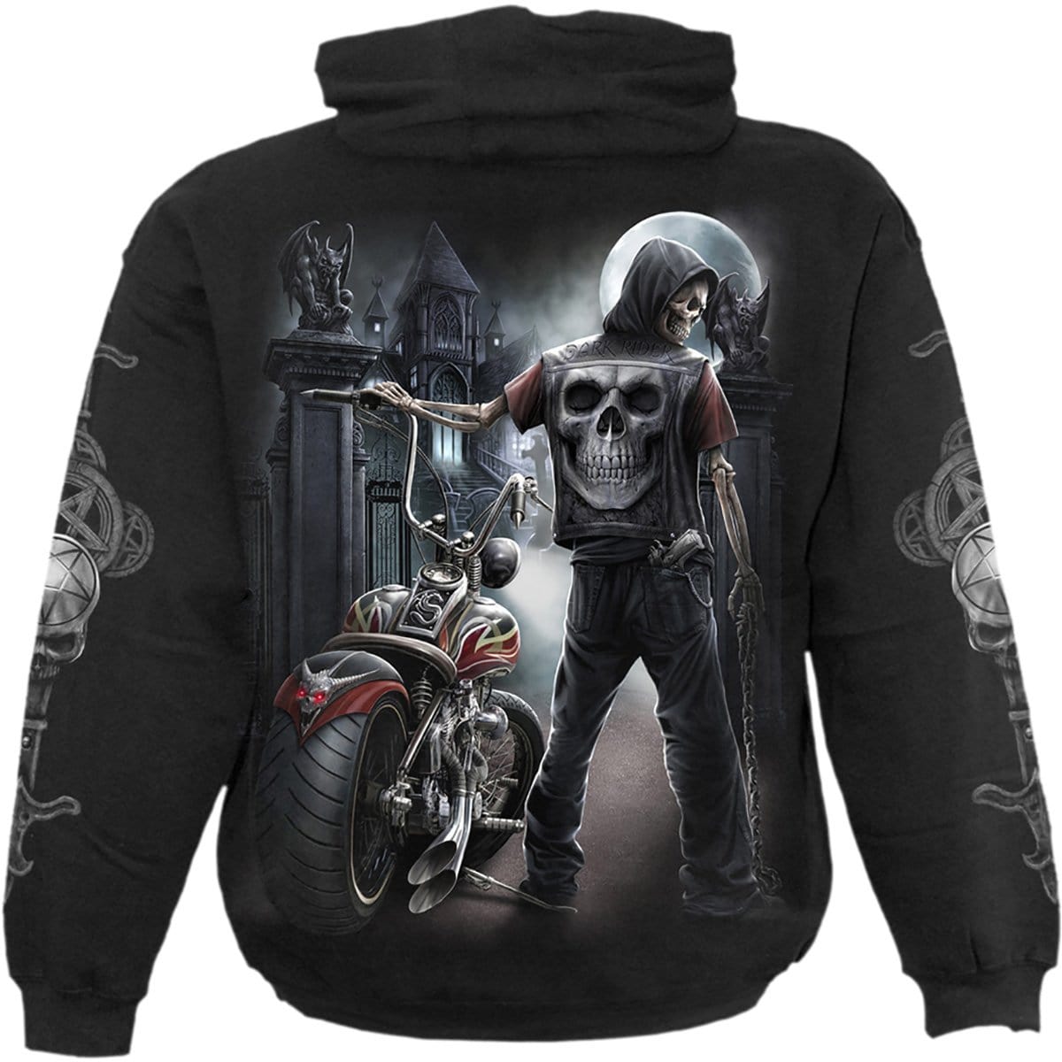 NIGHT CHURCH - Hoody Black - Spiral USA