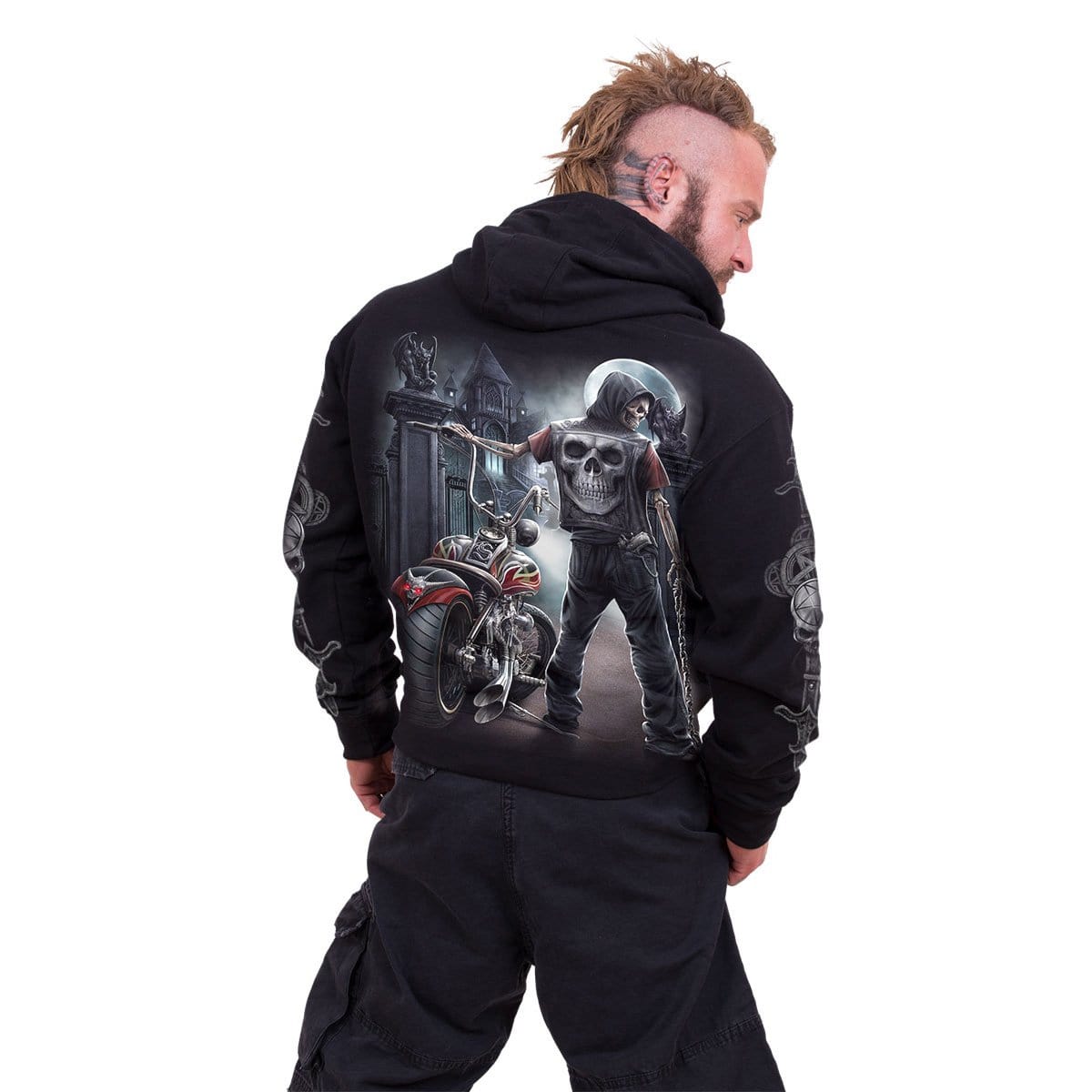 NIGHT CHURCH - Hoody Black - Spiral USA