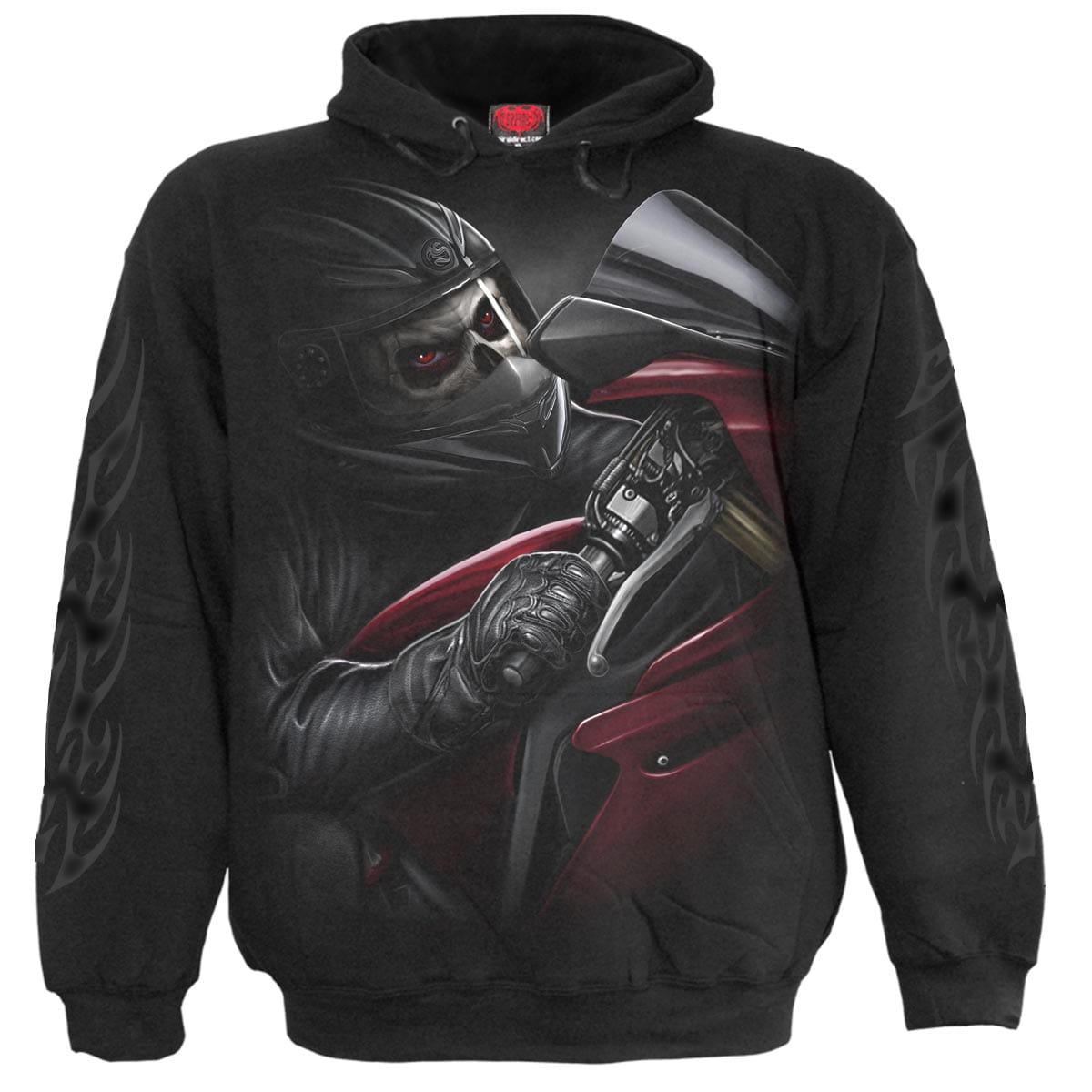 DEMON BIKER - Hoody Black - Spiral USA