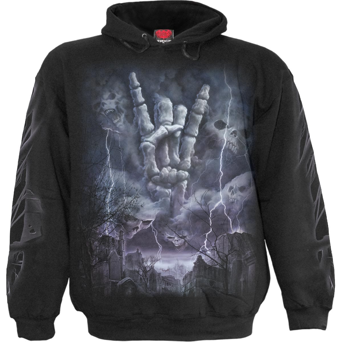 ROCK ETERNAL - Hoody Black - Spiral USA