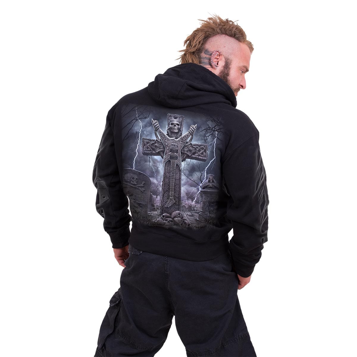 ROCK ETERNAL - Hoody Black - Spiral USA
