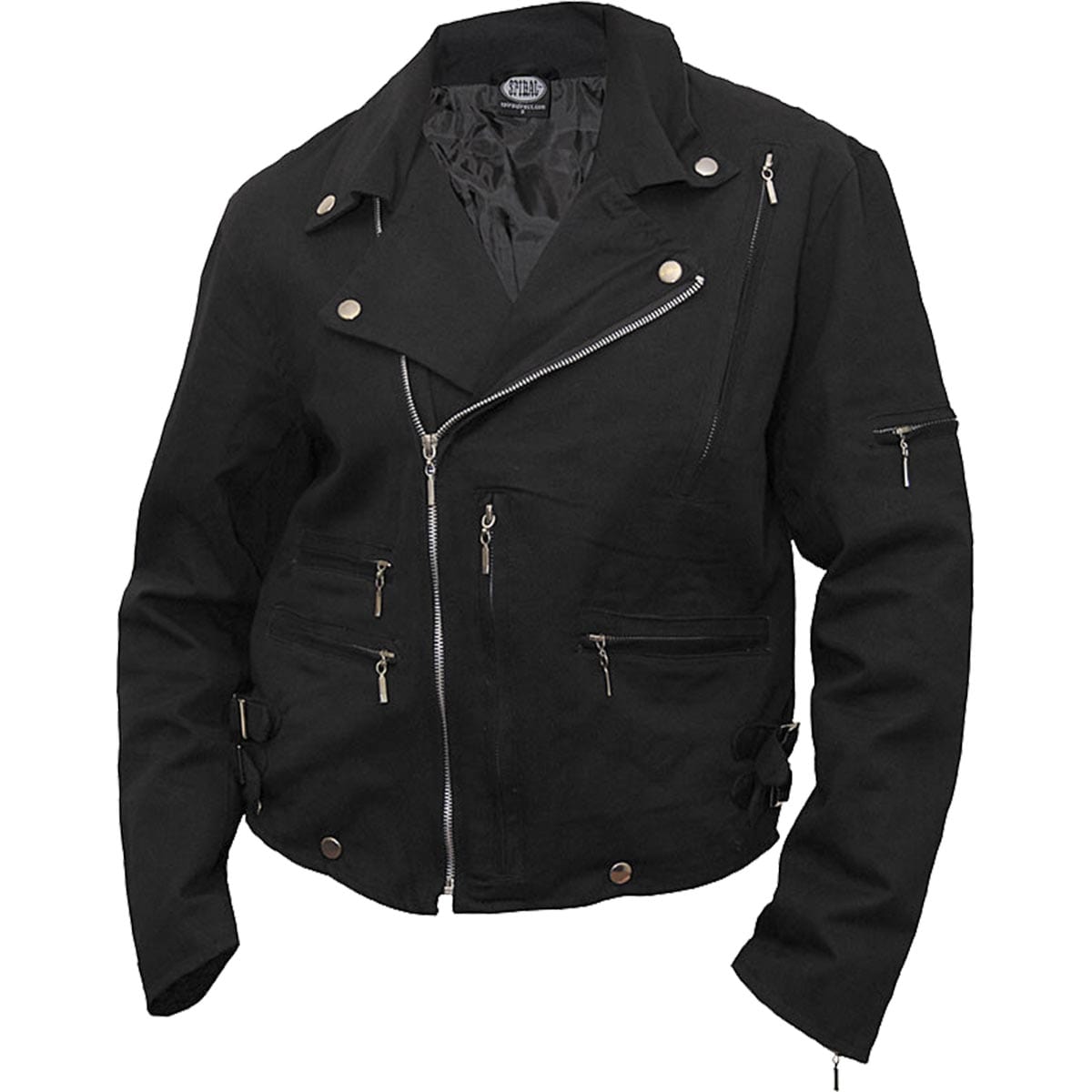ROCK ETERNAL - Lined Biker Jacket Black - Spiral USA