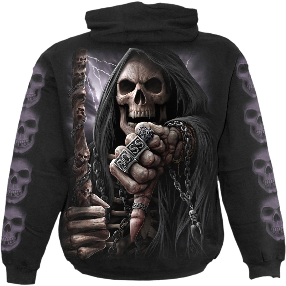 BOSS REAPER - Hoody Black - Spiral USA