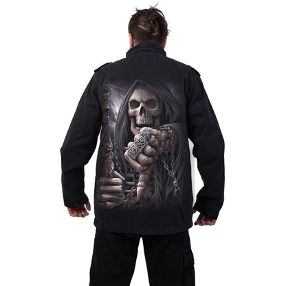 BOSS REAPER - Military Lined Jacket with Hidden Hood - Spiral USA