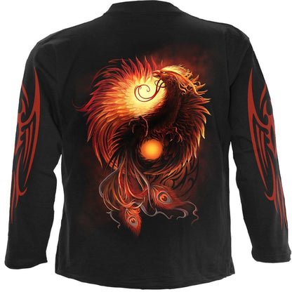 PHOENIX ARISEN - Longsleeve T-Shirt Black - Spiral USA