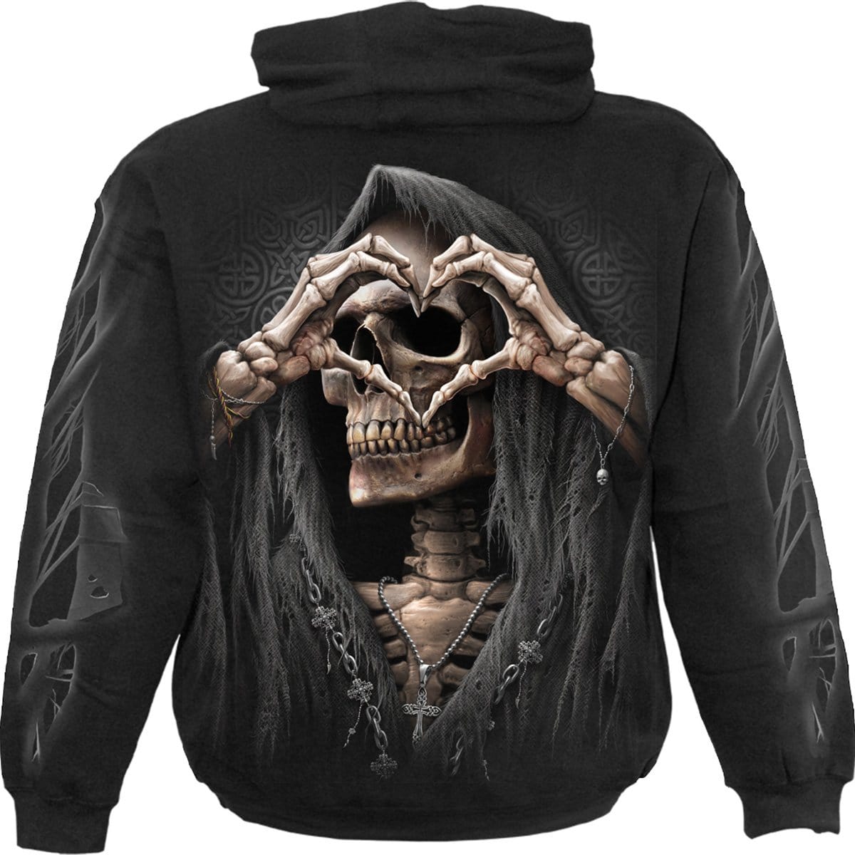 DARK LOVE - Hoody Black - Spiral USA
