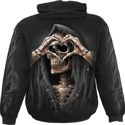 DARK LOVE - Hoody Black - Spiral USA