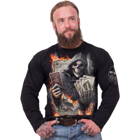 ACE REAPER - Longsleeve T-Shirt Black