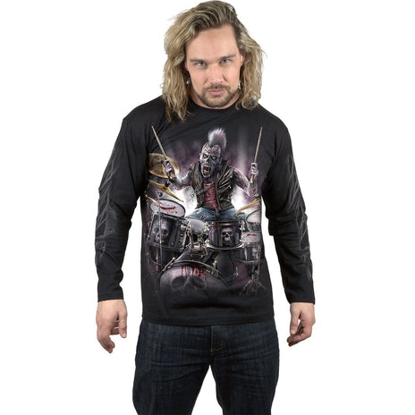ZOMBIE BACKBEAT - Longsleeve T-Shirt Black